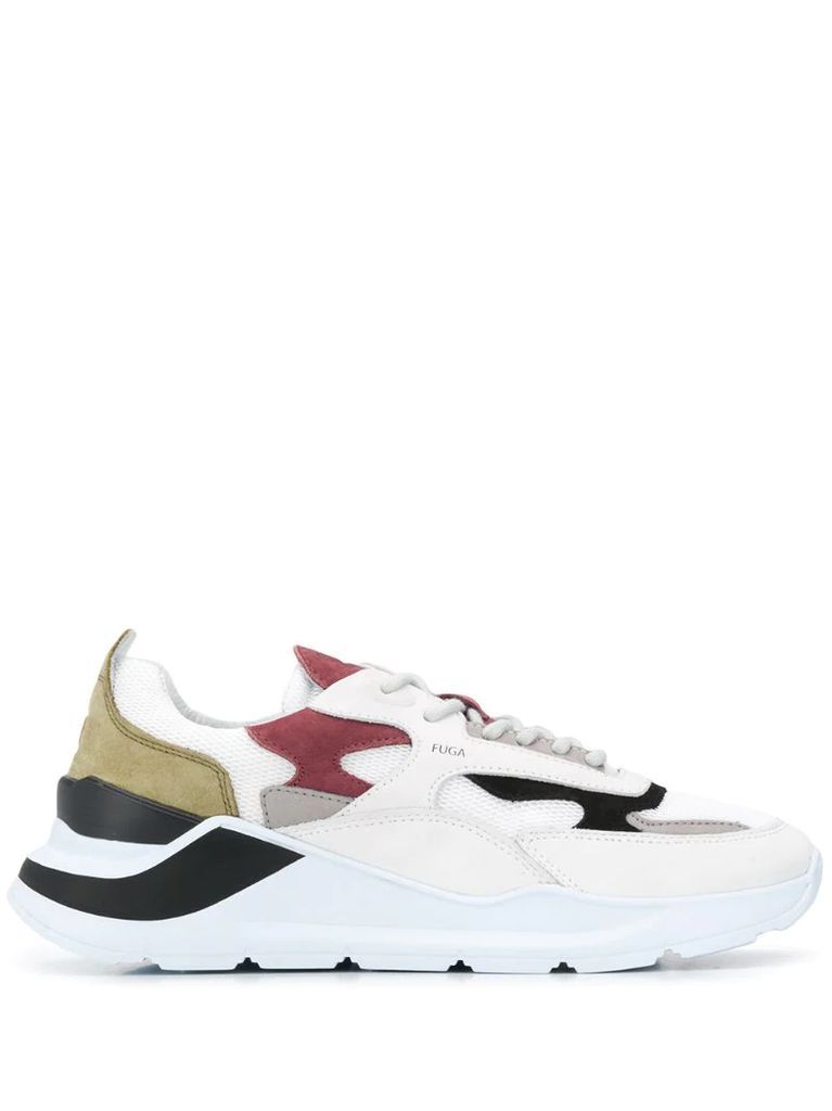 low-top chunky trainers