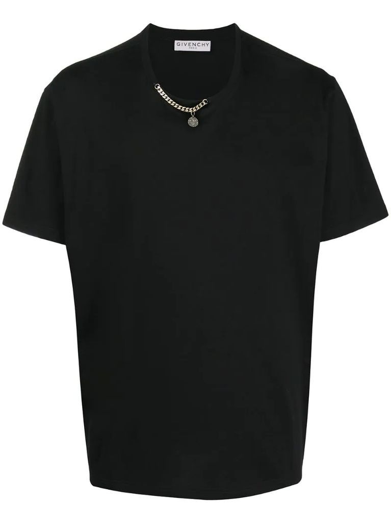 chain detail T-shirt