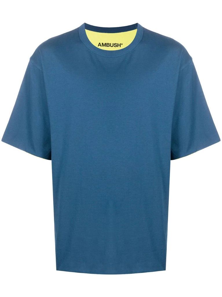 reversible short-sleeved T-shirt