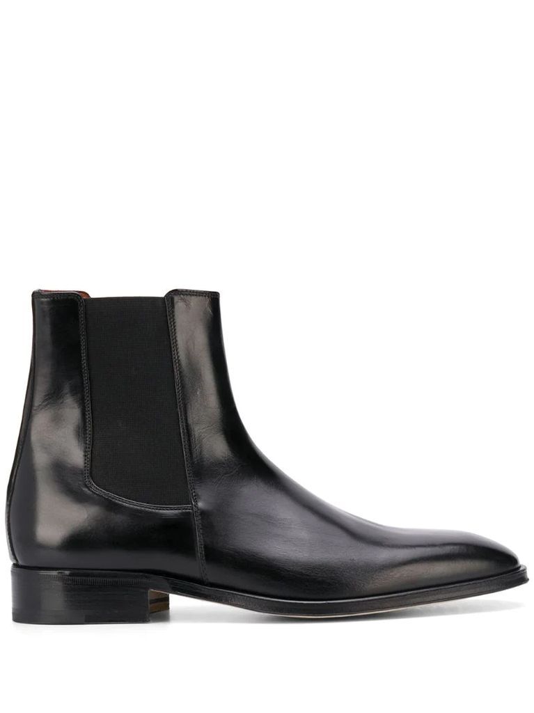 leather Chelsea boots