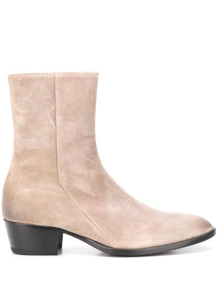 suede leather boots