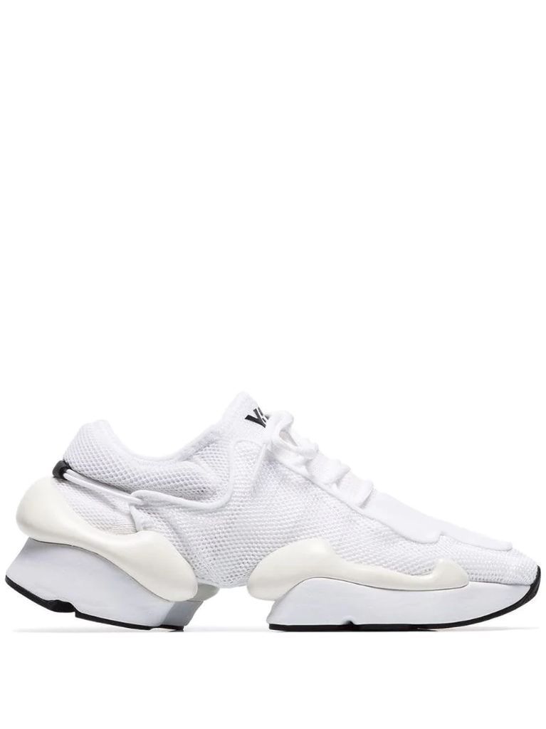white Kaiwa Pod mesh low top sneakers