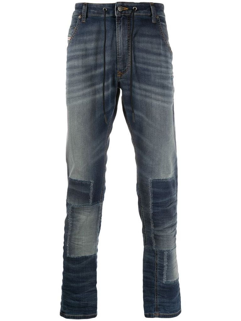 patch-detail slim jeans