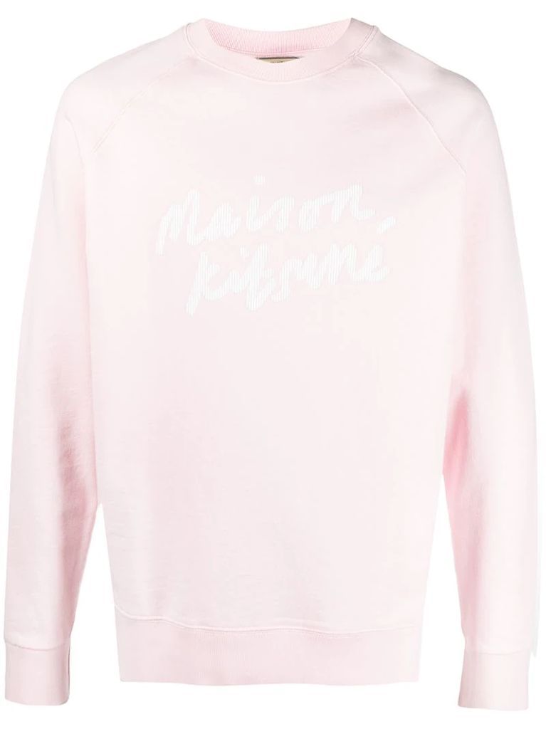 logo-print cotton sweatshirt