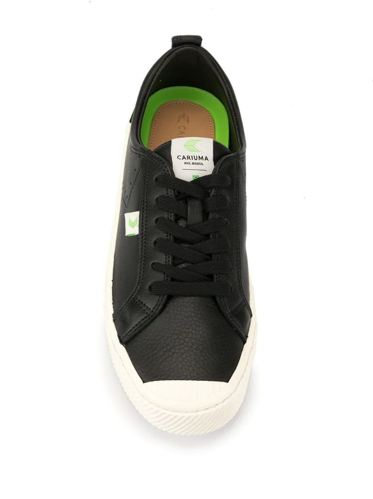 OCA Low Black Premium Leather Sneaker