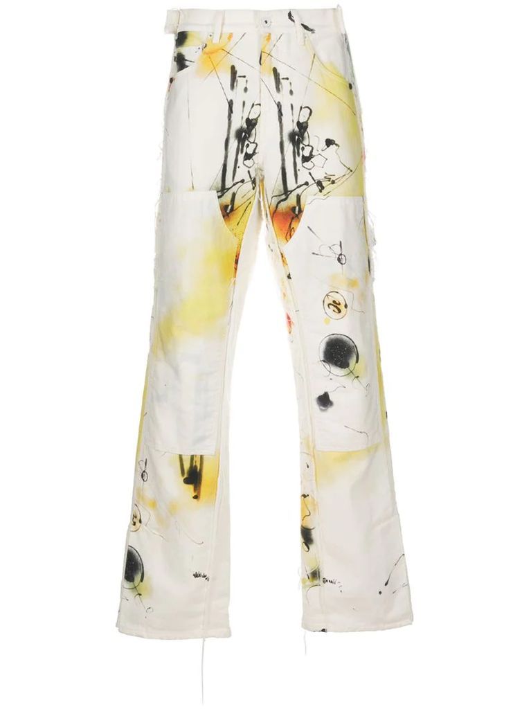 Futura abstract carpenter trousers