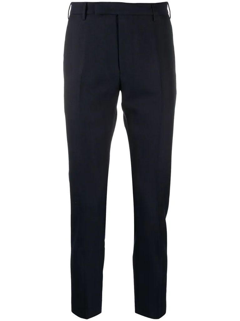 front pleat tailored trousers