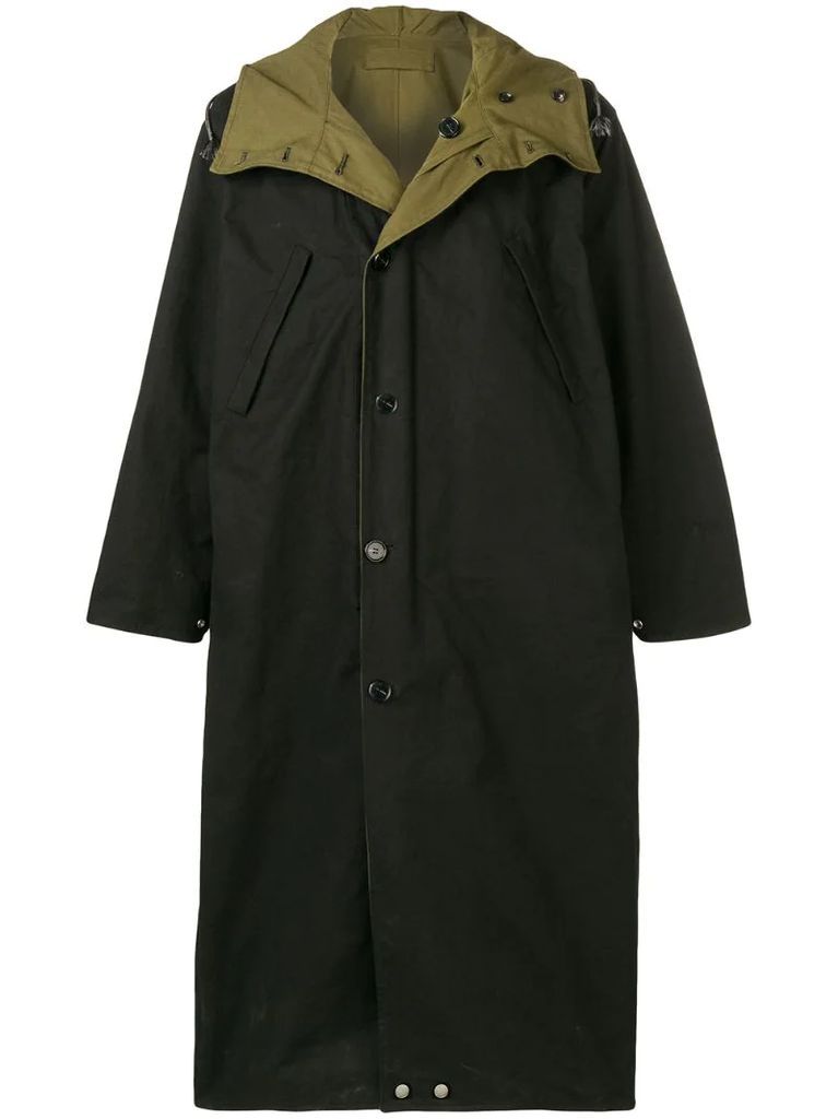 oversized raincoat
