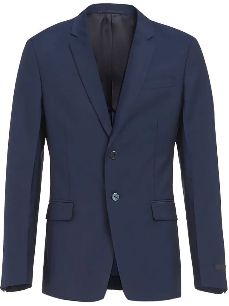 wool and mohair single-breasted suit