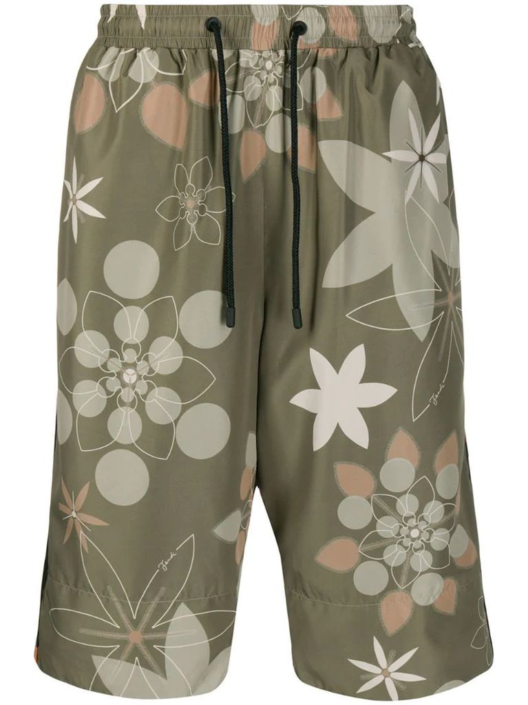 floral print Bermuda shorts