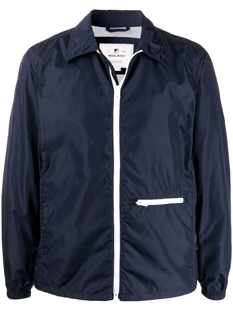 lightweight zipped jacket