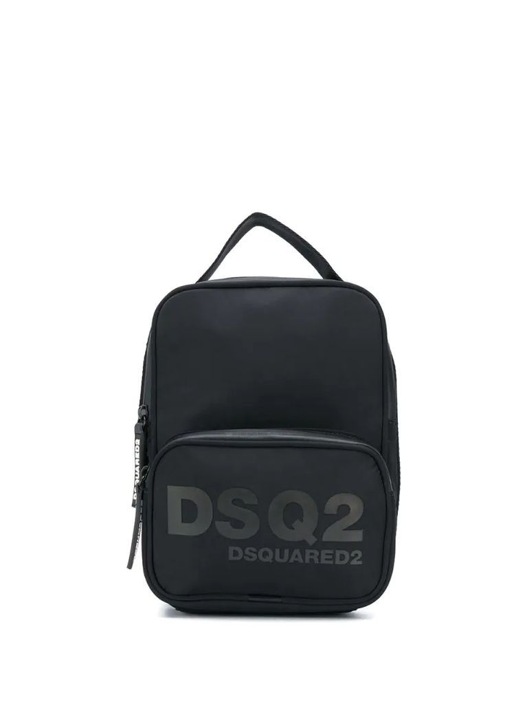 square logo backpack