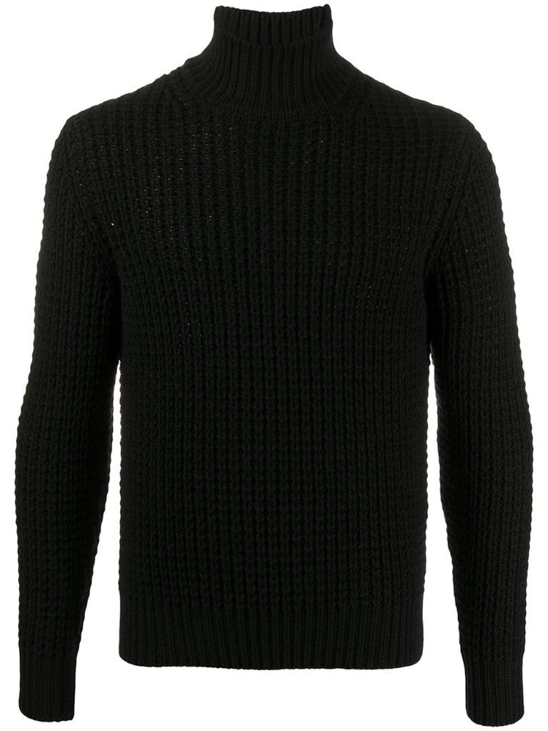 ribbed knit jumper