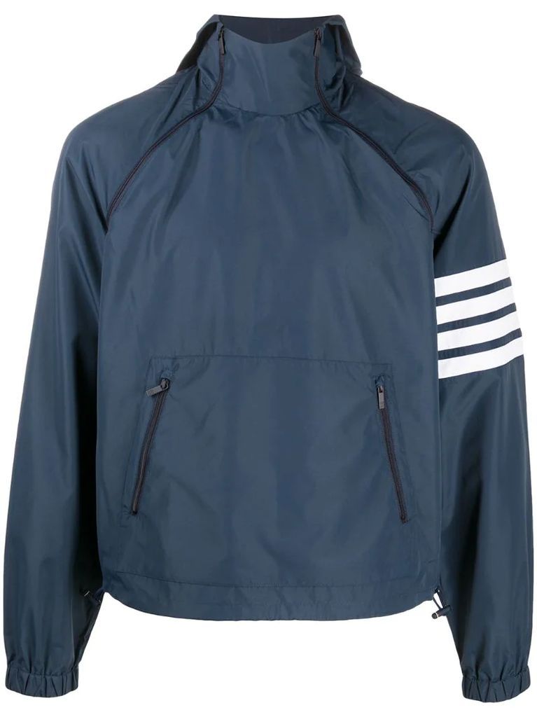 4-Bar windbreaker jacket