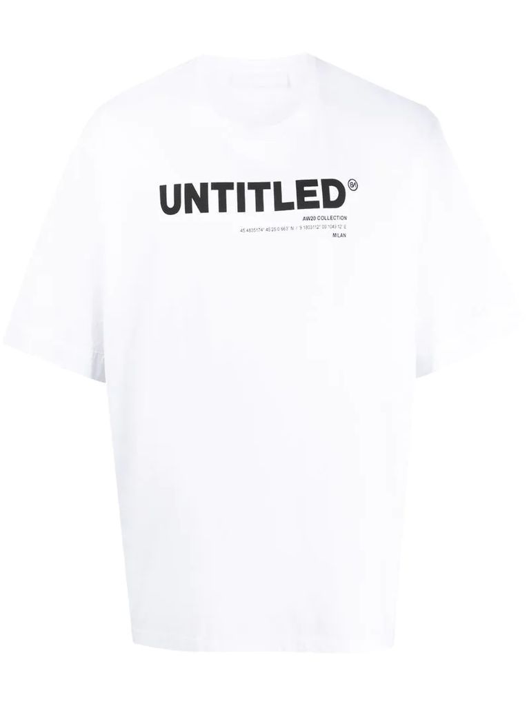 Untitled-print T-shirt