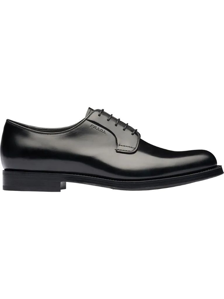 brushed Derby shoes
