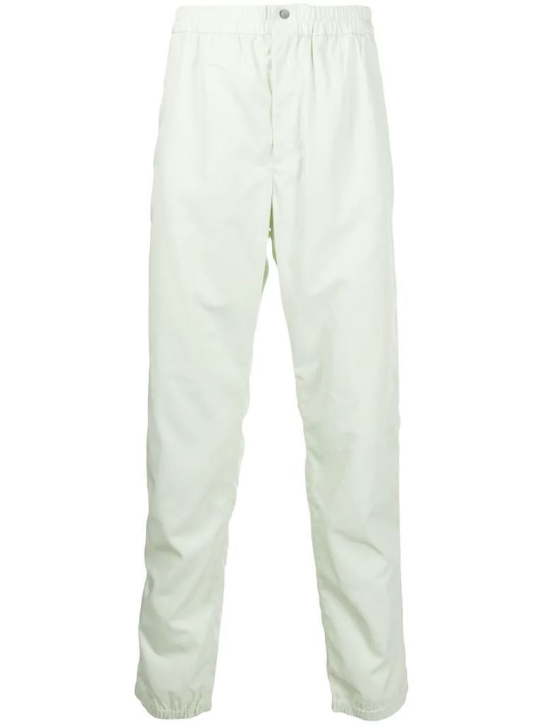 elasticated zip pockets trousers
