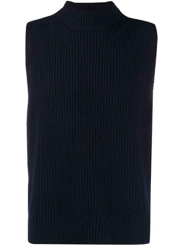ribbed sweater vest