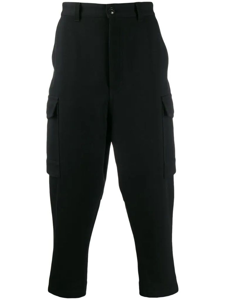 carrot fit cargo trousers