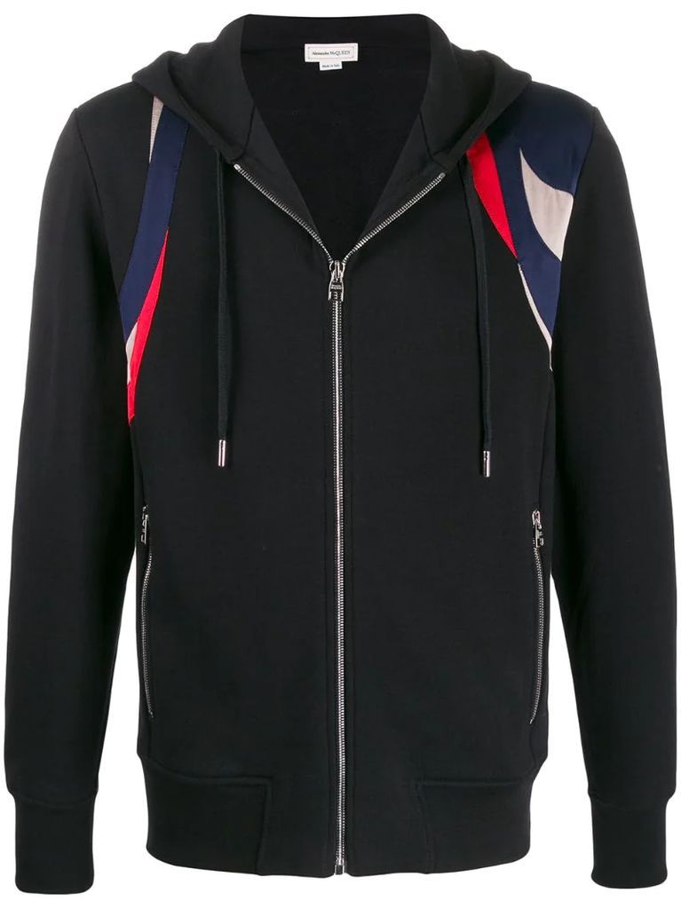 front zipped hoodie