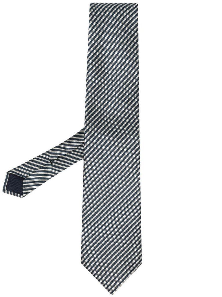 jacquard diagonal stripes necktie