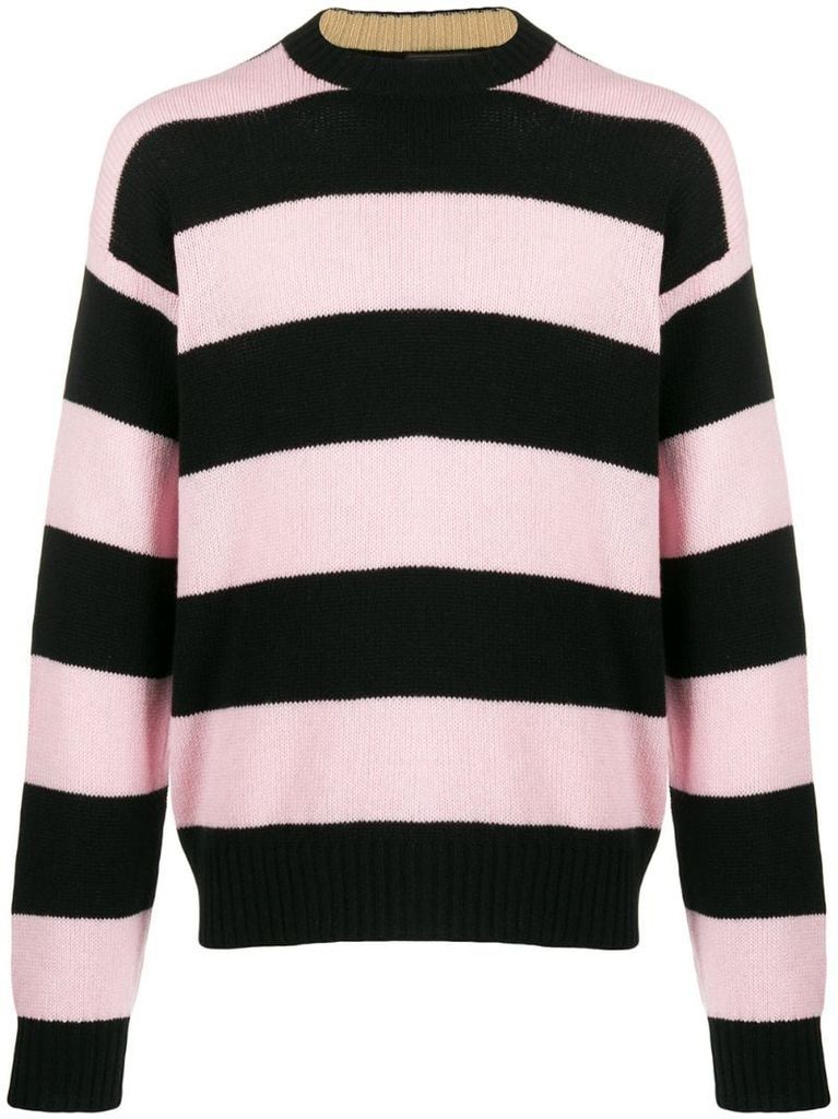 cashmere striped jumper
