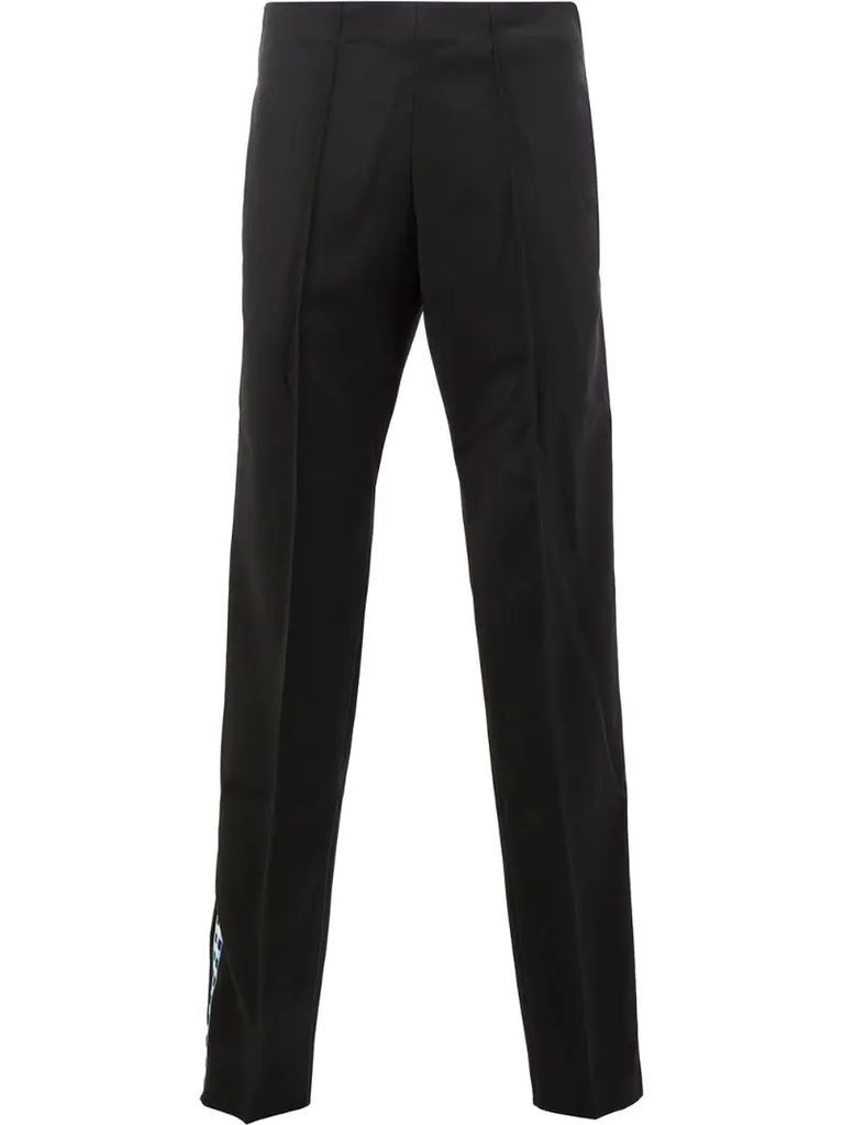 side stripe trousers