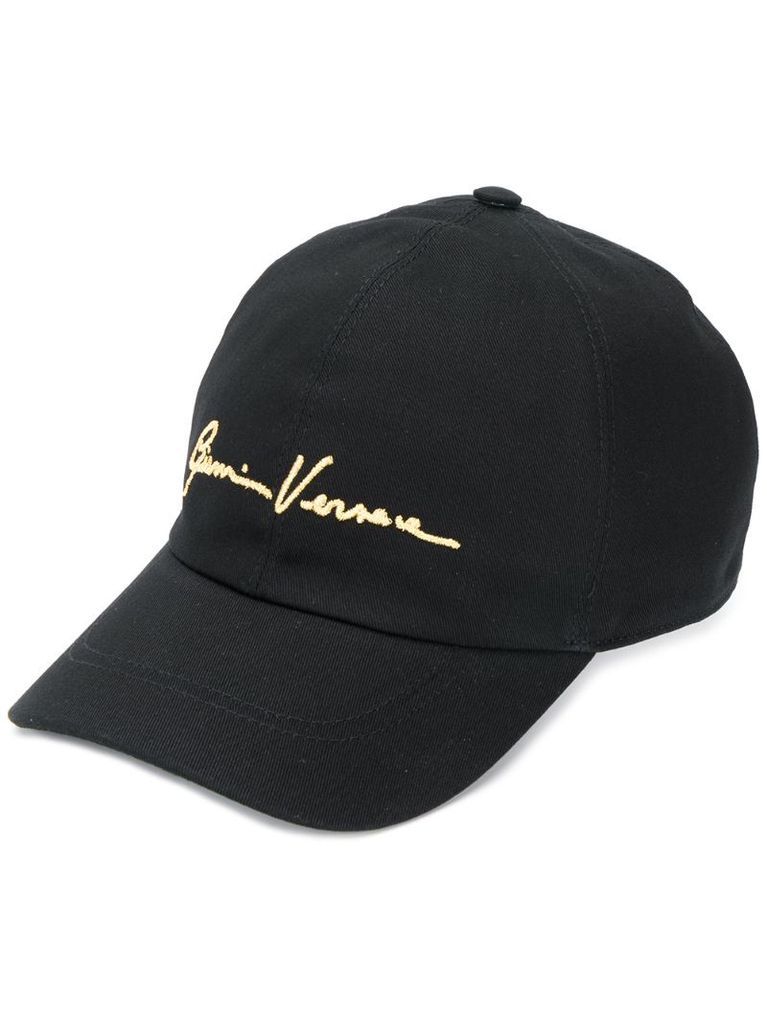 Gianni Versace embroidered cap