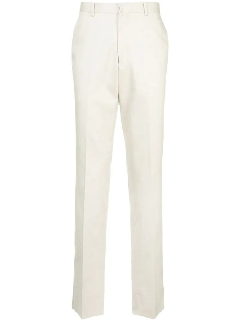 plain tailored trousers