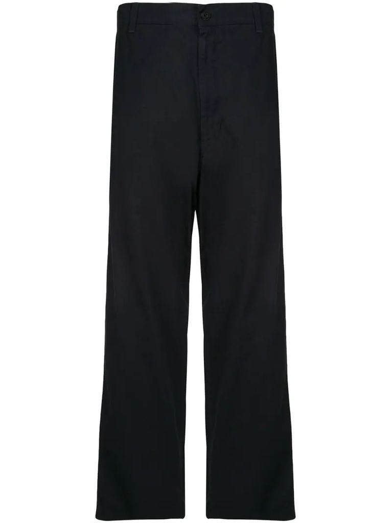 fitted high waisted trousers