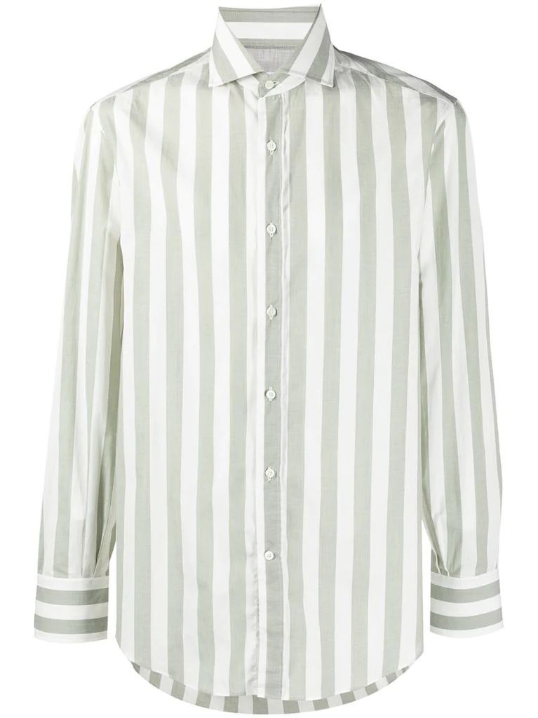 striped cotton shirt