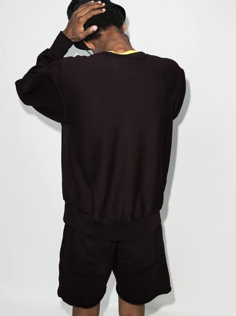 crew-neck long-sleeve jumper