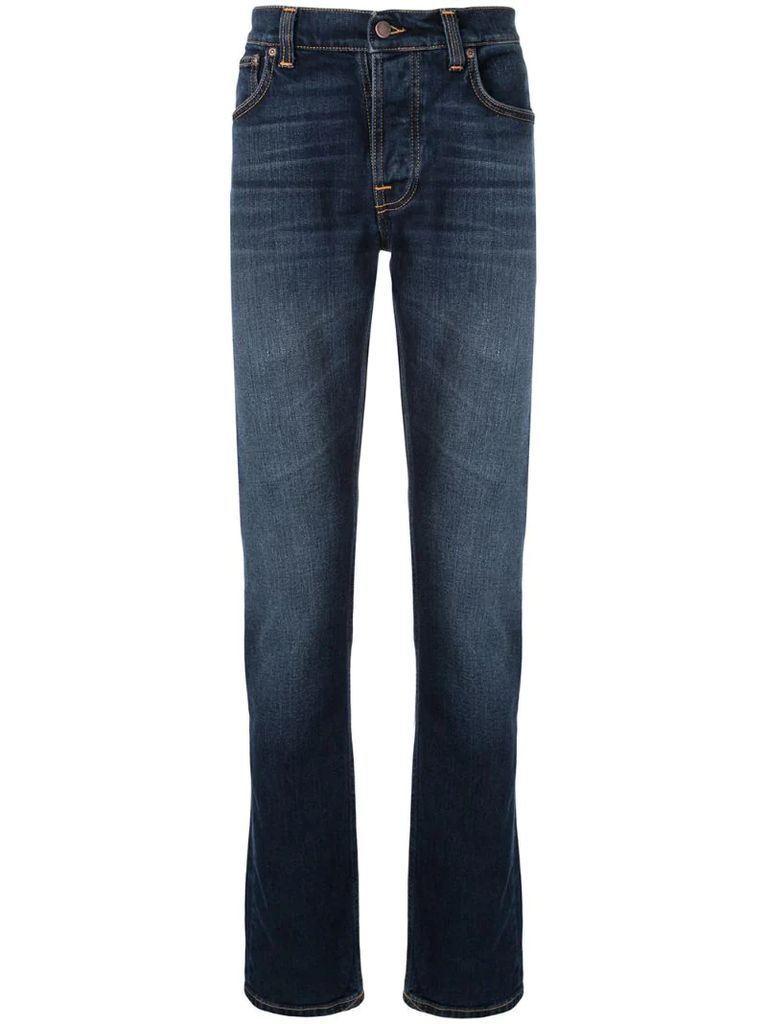 straight cut jeans