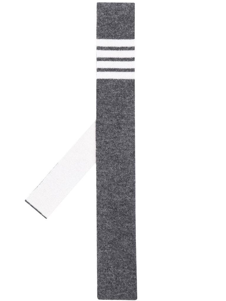4-Bar stripe knit tie