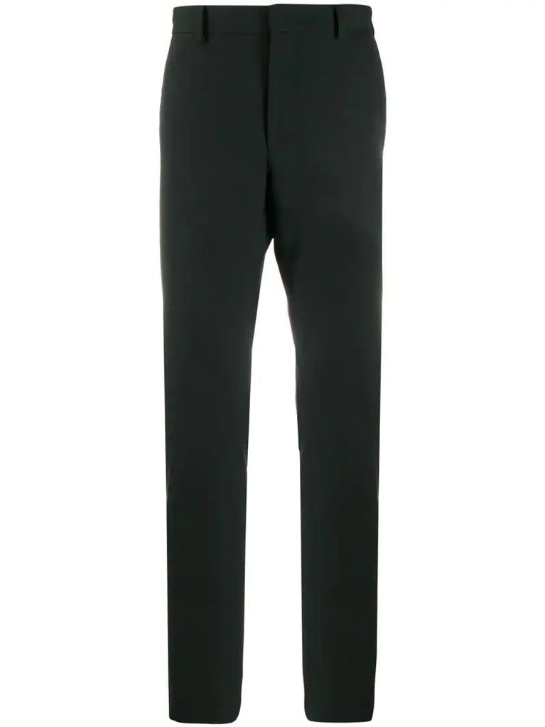 chain detail tailored trousers