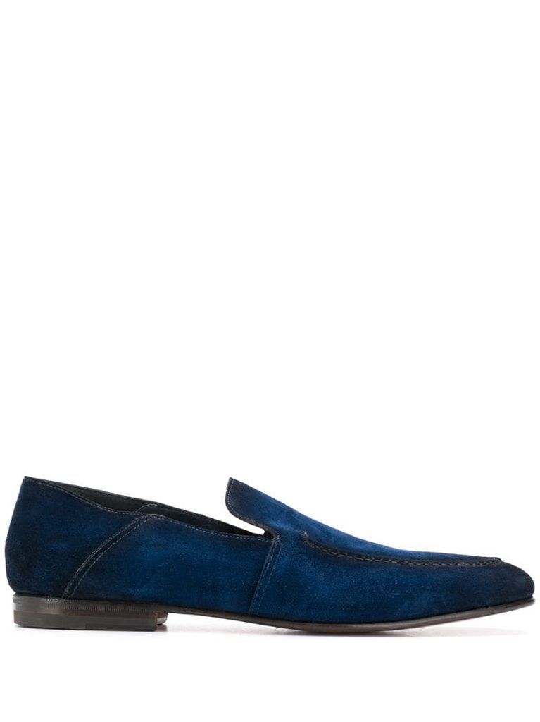 flat smooth loafers