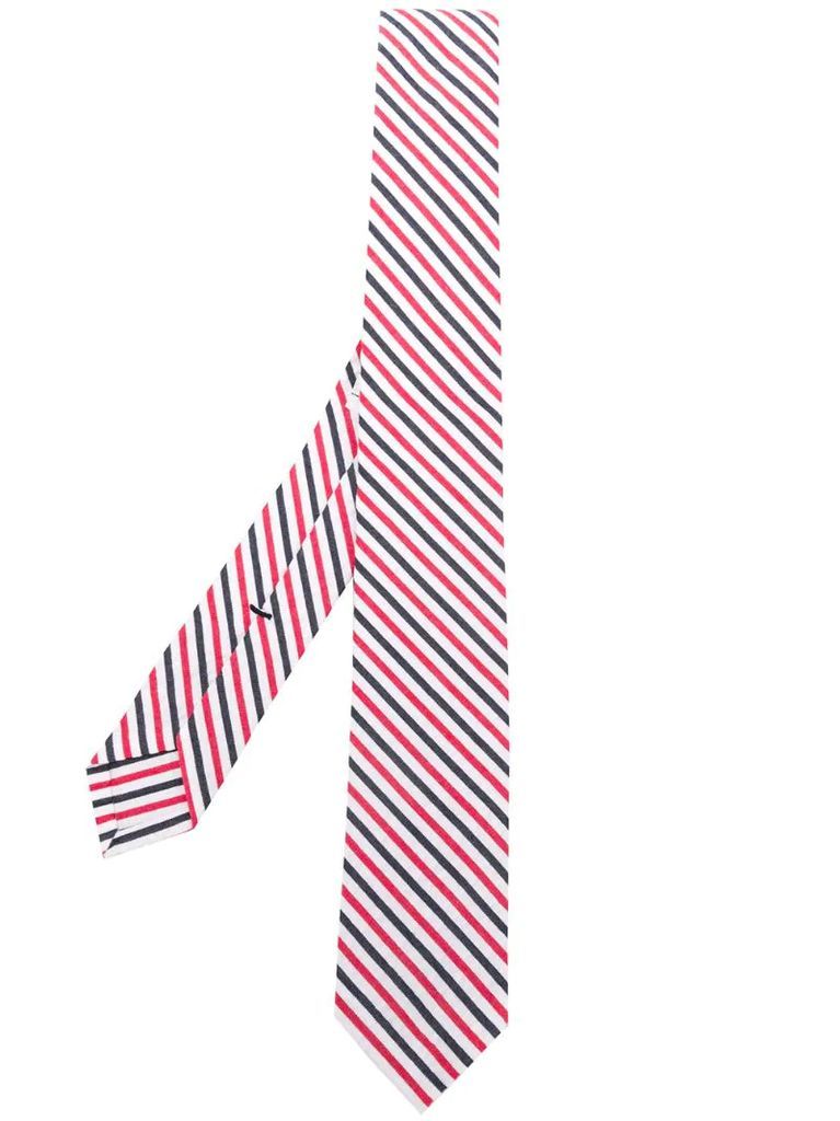 seersucker stripe tie
