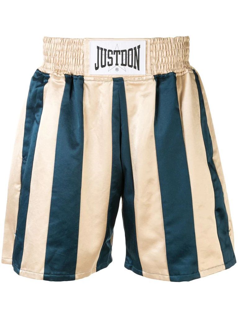 Team X panelled boxing shorts