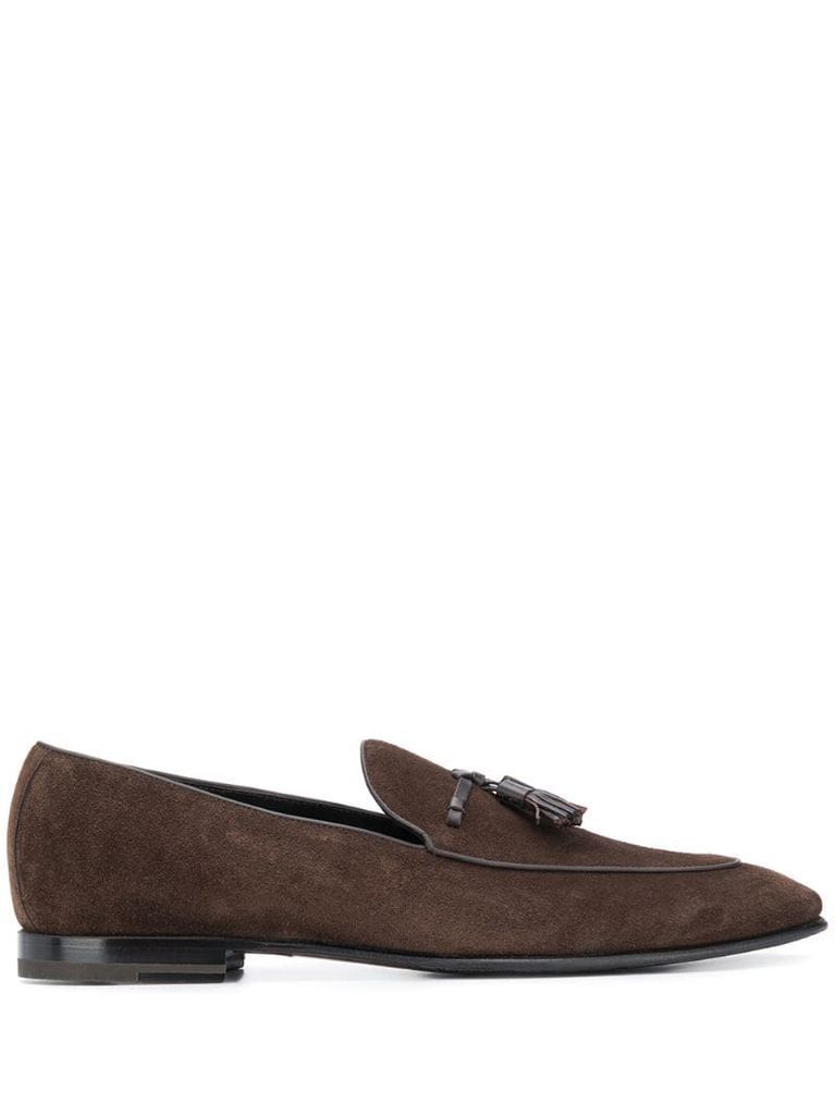tassel front loafers