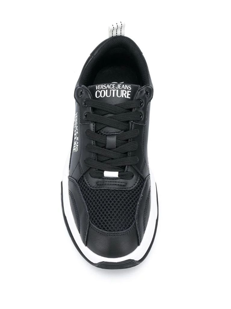 logo chunky sole sneakers