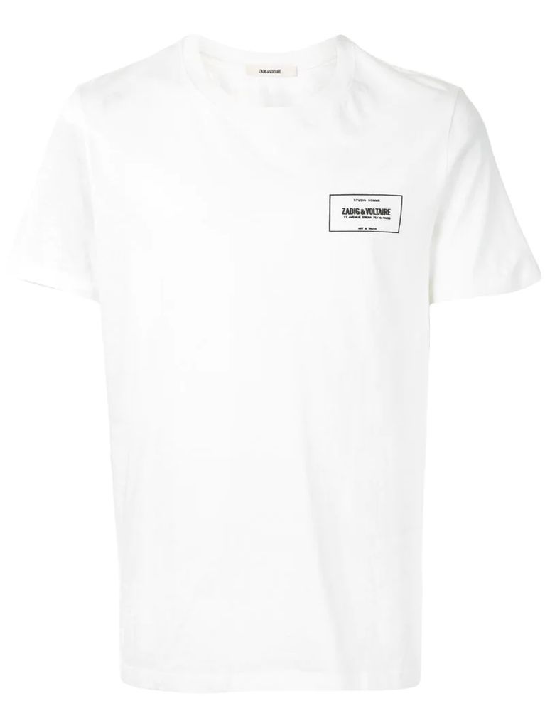 logo-print short sleeved T-shirt