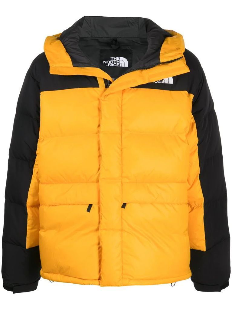 hooded down padded jacket