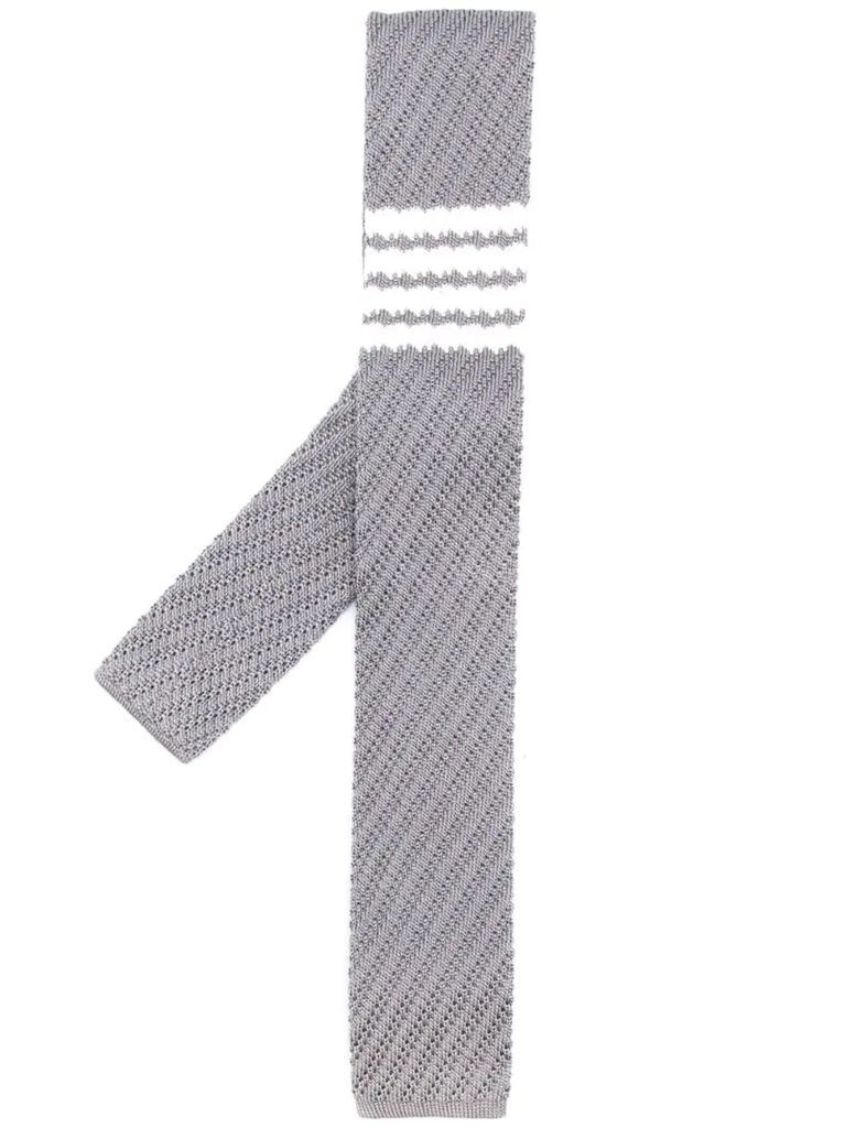 4-bar silk tie