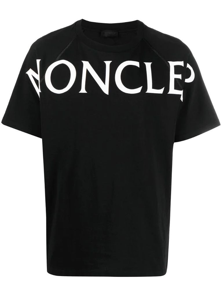 oversize logo print T-shirt