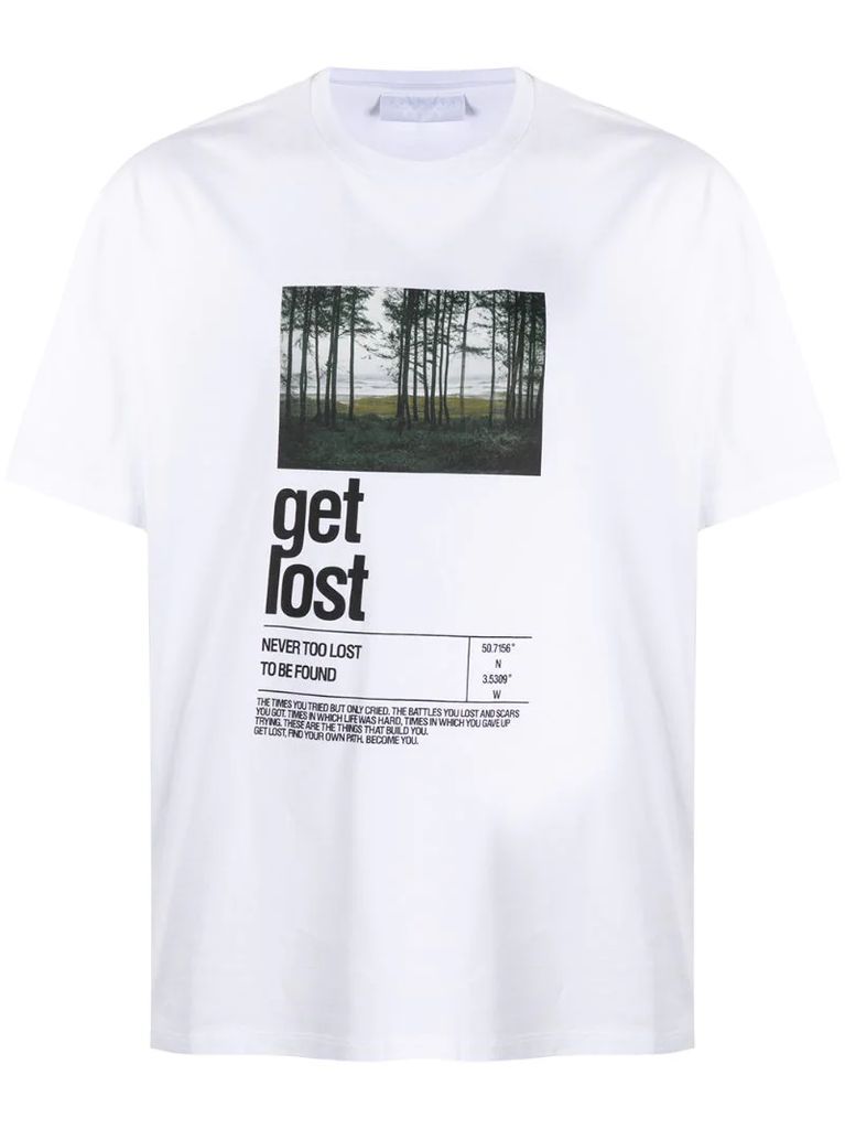 Get Lost print T-shirt