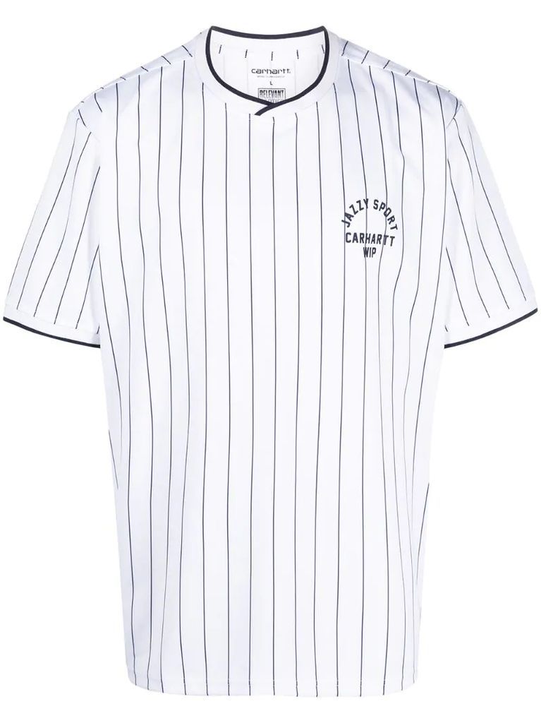 striped short-sleeved T-shirt