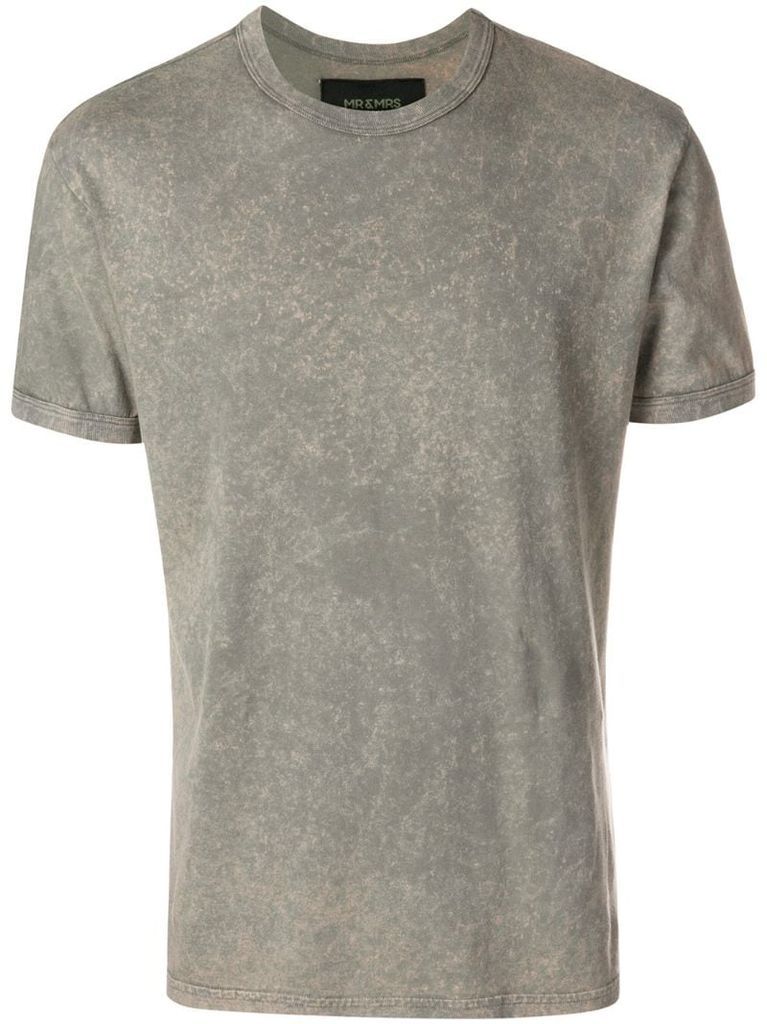 back-print speckled T-shirt