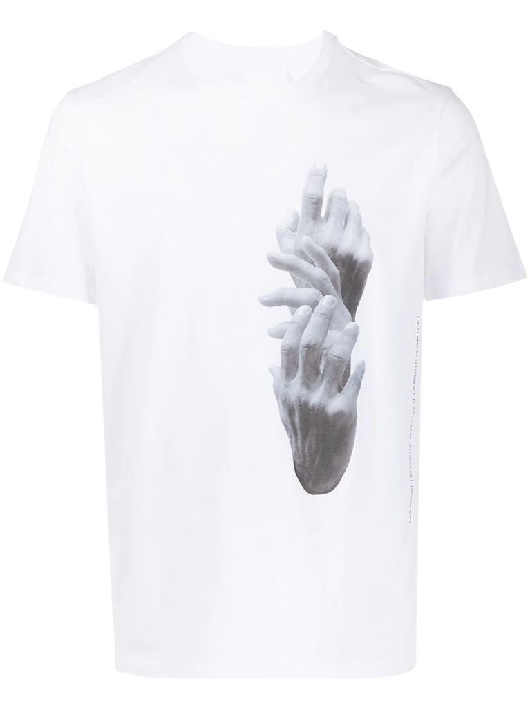 hands print T-shirt