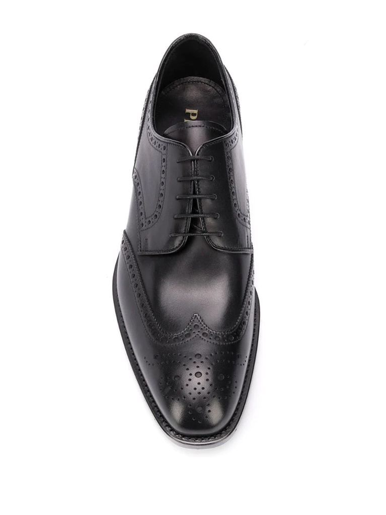 pointed toe Derby shoes