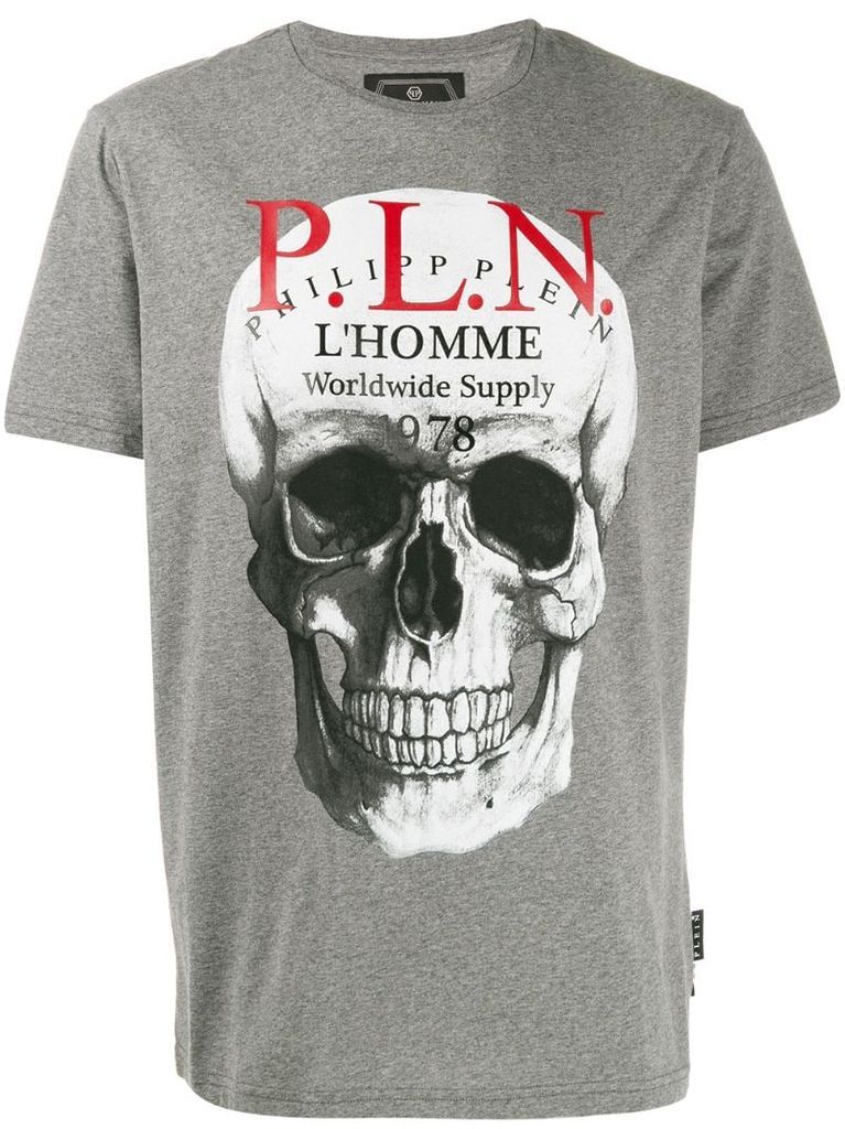 skull print T-shirt